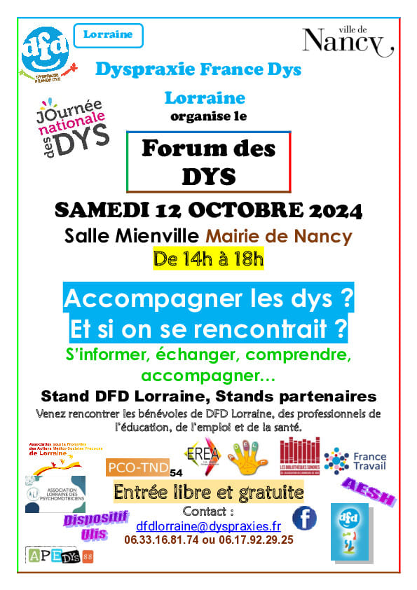 Forum des Dys à Nancy