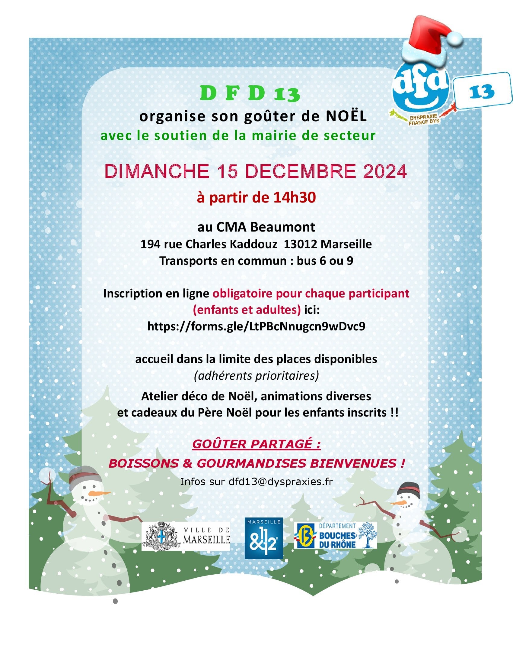 Goûter de Noël DFD13